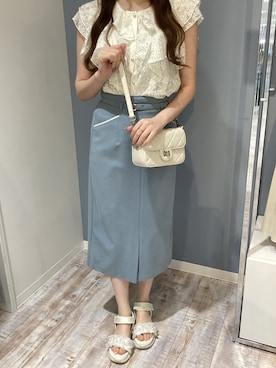 「MISCH MASCH（ミッシュマッシュ）のアイテム」を使った、河原町OPA店さん（レディース・160cm）の春コーディネート