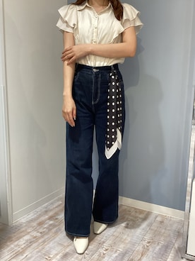 「MISCH MASCH（ミッシュマッシュ）のアイテム」を使った、河原町OPA店さん（レディース・160cm）の春コーディネート