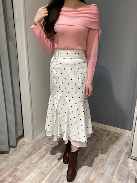 「MISCH MASCH（ミッシュマッシュ）のアイテム」を使った、河原町OPA店さん（レディース・160cm）の春コーディネート