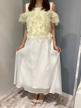 「MISCH MASCH（ミッシュマッシュ）のアイテム（スカート）」を使った、河原町OPA店さん（レディース・155cm）の春コーディネート