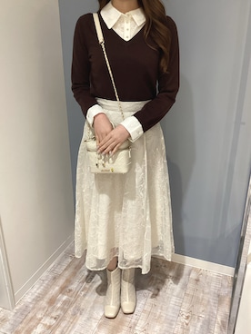 「ORiental TRaffic（オリエンタルトラフィック）のアイテム（ブーツ）」を使った、河原町OPA店さん（レディース・160cm）の秋コーディネート