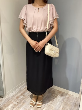 「MISCH MASCH（ミッシュマッシュ）のアイテム（トップス）」を使った、河原町OPA店さん（レディース・155cm）の春コーディネート