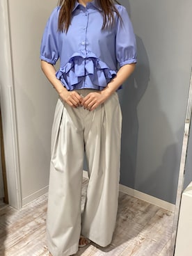 「MISCH MASCH（ミッシュマッシュ）のアイテム」を使った、河原町OPA店さん（レディース・160cm）の夏コーディネート