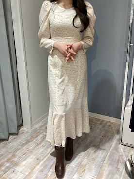 「MISCH MASCH（ミッシュマッシュ）のアイテム」を使った、河原町OPA店さん（レディース・160cm）の冬コーディネート