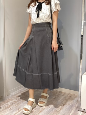 「MISCH MASCH（ミッシュマッシュ）のアイテム」を使った、河原町OPA店さん（レディース・160cm）の春コーディネート