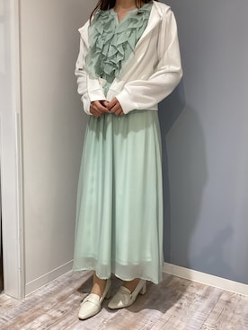 「ORiental TRaffic（オリエンタルトラフィック）のアイテム」を使った、河原町OPA店さん（レディース・160cm）の春コーディネート