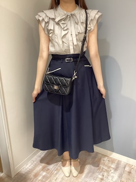 「MISCH MASCH（ミッシュマッシュ）のアイテム」を使った、河原町OPA店さん（レディース・155cm）の春コーディネート