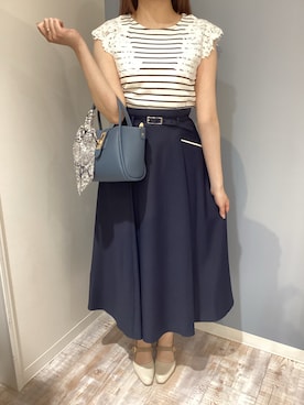 「MISCH MASCH（ミッシュマッシュ）のアイテム」を使った、河原町OPA店さん（レディース・155cm）の春コーディネート