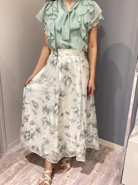 「MISCH MASCH（ミッシュマッシュ）のアイテム」を使った、河原町OPA店さん（レディース・160cm）の夏コーディネート