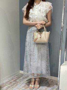 「MISCH MASCH（ミッシュマッシュ）のアイテム（スカート）」を使った、河原町OPA店さん（レディース・160cm）の春コーディネート