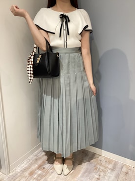 「MISCH MASCH（ミッシュマッシュ）のアイテム（トップス）」を使った、河原町OPA店さん（レディース・155cm）の春コーディネート