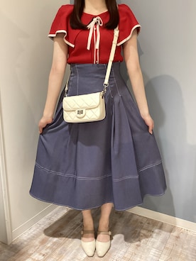 「ORiental TRaffic（オリエンタルトラフィック）のアイテム」を使った、河原町OPA店さん（レディース・160cm）の春コーディネート