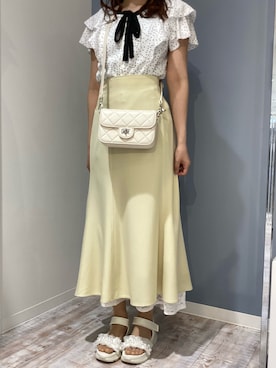 「MISCH MASCH（ミッシュマッシュ）のアイテム」を使った、河原町OPA店さん（レディース・160cm）の春コーディネート