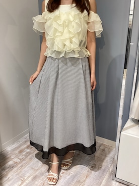 「MISCH MASCH（ミッシュマッシュ）のアイテム（スカート）」を使った、河原町OPA店さん（レディース・160cm）の春コーディネート