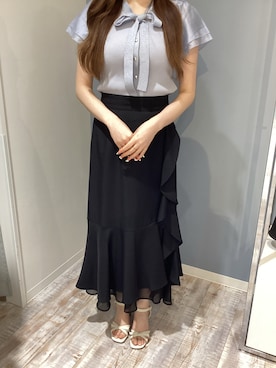 「MISCH MASCH（ミッシュマッシュ）のアイテム（スカート）」を使った、河原町OPA店さん（レディース・160cm）の春コーディネート