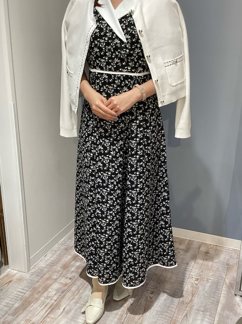 2026春夏新作 テーラーカラー花柄ワンピース（ワンピース）｜MISCH