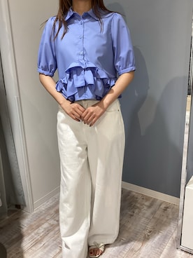 「MISCH MASCH（ミッシュマッシュ）のアイテム」を使った、河原町OPA店さん（レディース・160cm）の夏コーディネート
