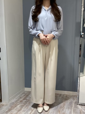 「ORiental TRaffic（オリエンタルトラフィック）のアイテム」を使った、河原町OPA店さん（レディース・155cm）の春コーディネート