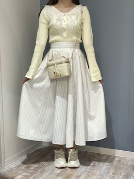 「MISCH MASCH（ミッシュマッシュ）のアイテム」を使った、河原町OPA店さん（レディース・155cm）の春コーディネート