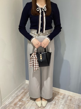 河原町OPA店さん（レディース・155cm）の春コーディネート