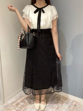 「ORiental TRaffic（オリエンタルトラフィック）のアイテム」を使った、河原町OPA店さん（レディース・155cm）の春コーディネート