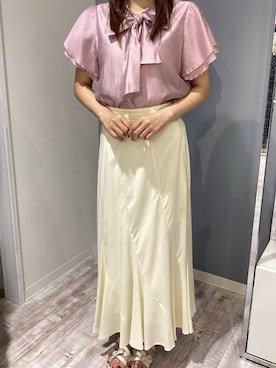 「MISCH MASCH（ミッシュマッシュ）のアイテム」を使った、河原町OPA店さん（レディース・160cm）の夏コーディネート