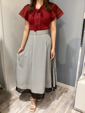 「MISCH MASCH（ミッシュマッシュ）のアイテム（スカート）」を使った、河原町OPA店さん（レディース・155cm）の春コーディネート