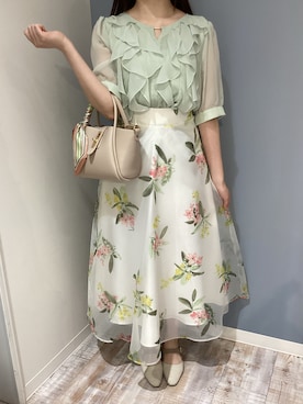「MISCH MASCH（ミッシュマッシュ）のアイテム（スカート）」を使った、河原町OPA店さん（レディース・155cm）の春コーディネート