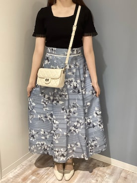 「MISCH MASCH（ミッシュマッシュ）のアイテム（スカート）」を使った、河原町OPA店さん（レディース・155cm）の春コーディネート