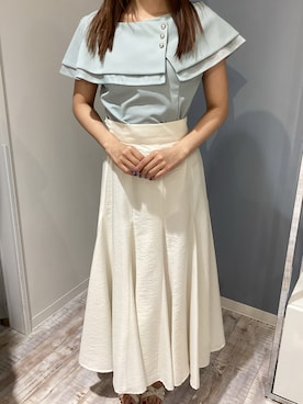 「MISCH MASCH（ミッシュマッシュ）のアイテム」を使った、河原町OPA店さん（レディース・160cm）の夏コーディネート