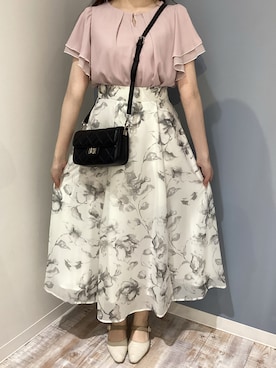 「MISCH MASCH（ミッシュマッシュ）のアイテム（トップス）」を使った、河原町OPA店さん（レディース・155cm）の春コーディネート