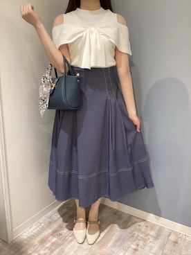 「ORiental TRaffic（オリエンタルトラフィック）のアイテム」を使った、河原町OPA店さん（レディース・155cm）の春コーディネート