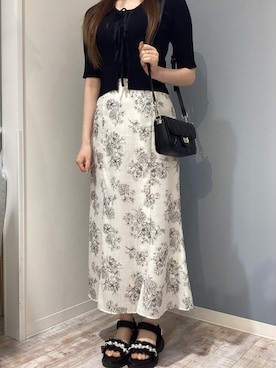 「MISCH MASCH（ミッシュマッシュ）のアイテム」を使った、河原町OPA店さん（レディース・160cm）の春コーディネート