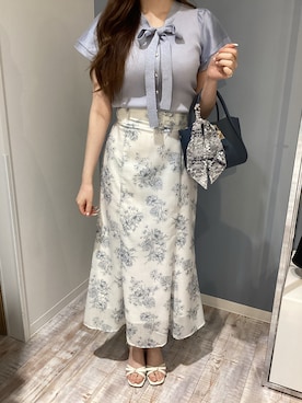 「MISCH MASCH（ミッシュマッシュ）のアイテム（スカート）」を使った、河原町OPA店さん（レディース・160cm）の春コーディネート