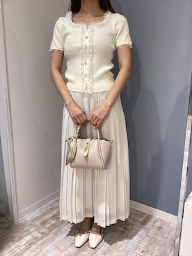 「MISCH MASCH（ミッシュマッシュ）のアイテム」を使った、河原町OPA店さん（レディース・160cm）の春コーディネート