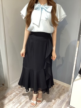 「MISCH MASCH（ミッシュマッシュ）のアイテム（スカート）」を使った、河原町OPA店さん（レディース・160cm）の春コーディネート