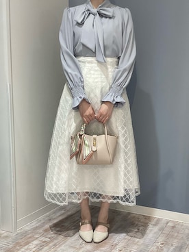 「上品」｜河原町OPA店さん（レディース・155cm）の春コーディネート