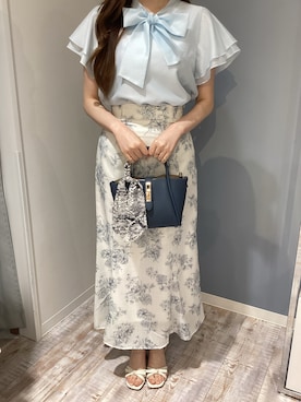 「MISCH MASCH（ミッシュマッシュ）のアイテム（スカート）」を使った、河原町OPA店さん（レディース・160cm）の春コーディネート