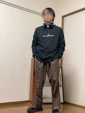 「Right-on（ライトオン）のアイテム（スウェット）」を使った、ロロさん（メンズ・166cm）の冬コーディネート