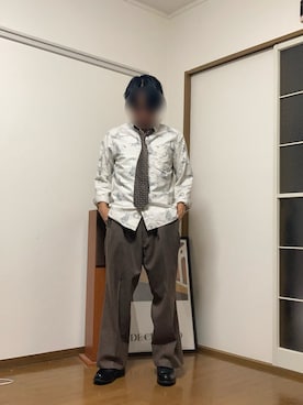 「Lands' End（ランズエンド）のアイテム」を使った、ロロさん（メンズ・166cm）の秋コーディネート