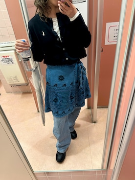 「Ameri（アメリ）のアイテム」を使った、🈚️さん（レディース・155cm）の春コーディネート