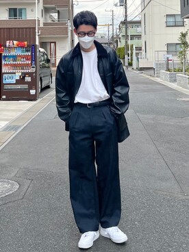 「アイテム（カバーオール）」を使った、ryoyaさん（メンズ・178cm・20代）の秋コーディネート