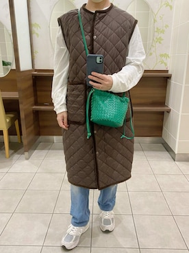 「THE SHINZONE（ザ　シンゾーン）のアイテム（その他アウター）」を使った、ahiroさん（レディース・165cm）の秋コーディネート