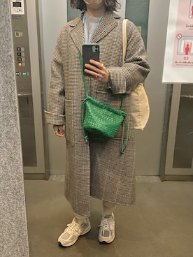 「THE SHINZONE（ザ　シンゾーン）のアイテム（その他アウター）」を使った、ahiroさん（レディース・165cm）の冬コーディネート