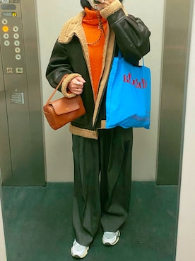 「journal standard L'essage（ジャーナルスタンダードレサージュ）のアイテム」を使った、ahiroさん（レディース・165cm）の冬コーディネート