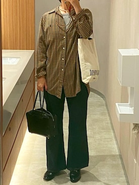 「Oblada（オブラダ）のアイテム」を使った、ahiroさん（レディース・165cm）の秋コーディネート