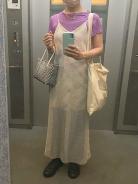 「LALO（ラロ）のアイテム」を使った、ahiroさん（レディース・165cm）の夏コーディネート