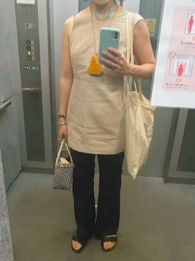 「LALO（ラロ）のアイテム」を使った、ahiroさん（レディース・165cm）の夏コーディネート