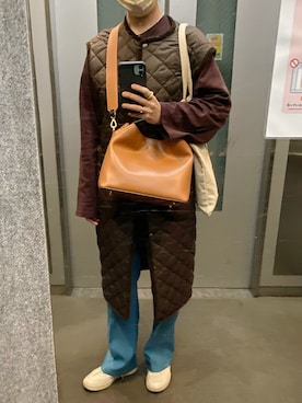 「THE SHINZONE（ザ　シンゾーン）のアイテム（その他アウター）」を使った、ahiroさん（レディース・165cm）の秋コーディネート
