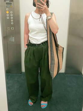 「SHENERY（シーナリー）のアイテム」を使った、ahiroさん（骨格ウェーブ・レディース・165cm）の夏コーディネート